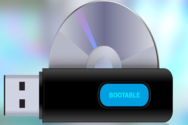 How to Boot from Burned MiniTool Bootable CD/DVD/USB Flash Drive