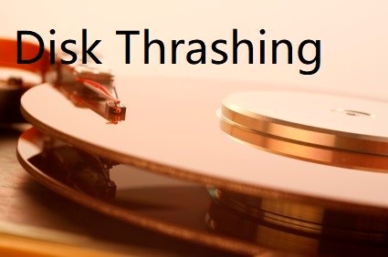 what is disk thrashing