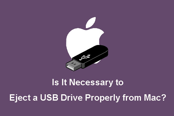 Is It Necessary to Eject a USB Drive Properly from Mac?