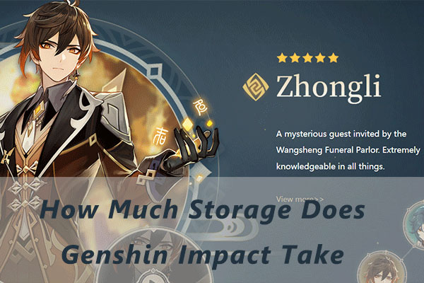 How Much Storage Does Genshin Impact Take? Fixes to Storage Error