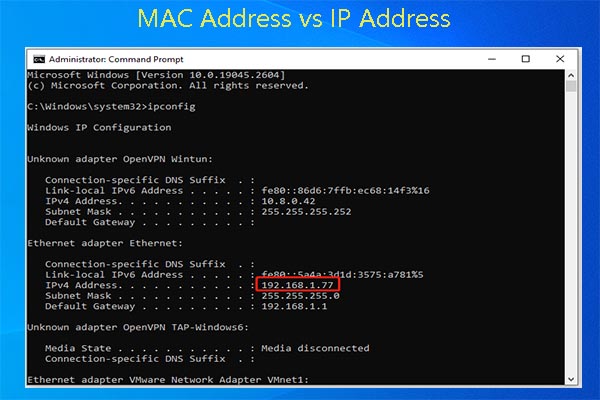 MAC Address vs IP Address: Find the Difference Them