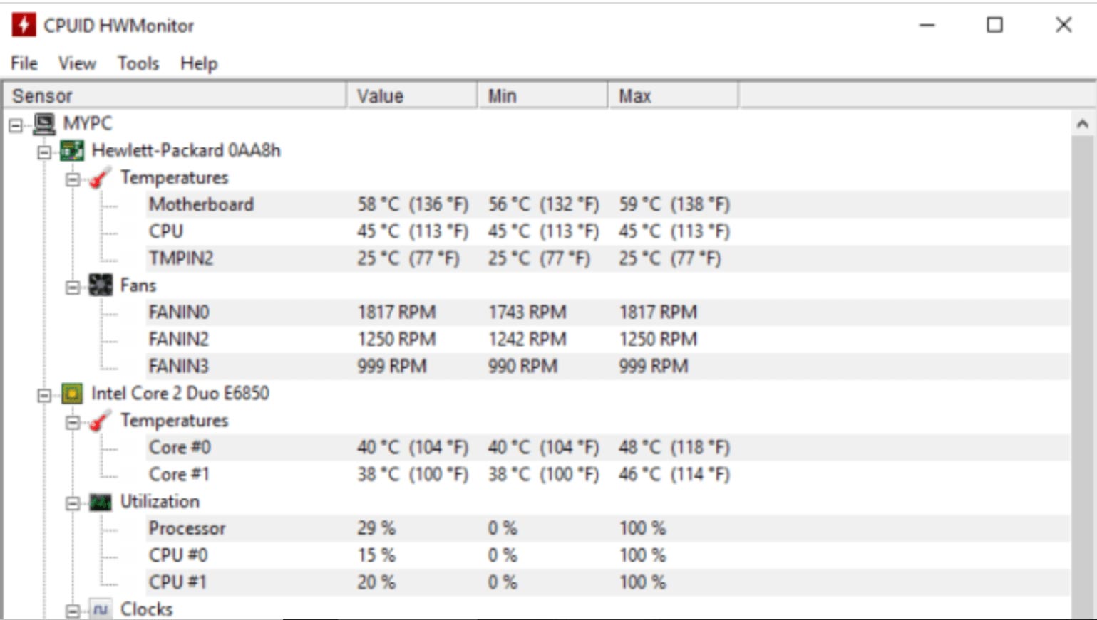 HWMonitor