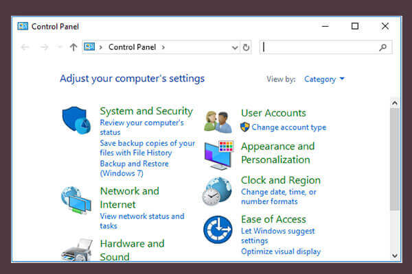 10 Ways to Open Control Panel Windows 10/8/7