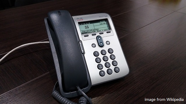 power over Ethernet VoIP phone