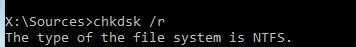 chkdsk r