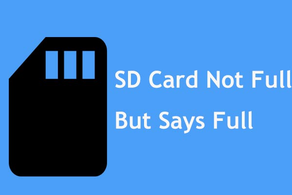 SD Card Not Full But Says Full? Recover Data & Fix It Now!
