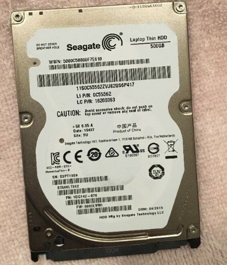 Seagate 500GB st500lt012 1dg142 hard drive