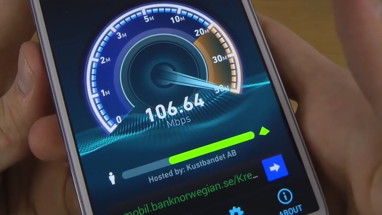 Teste de velocidade do cartão SD Android
