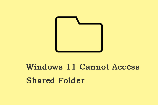 How to Fix the “Windows 11 Cannot Access Shared Folder” Error