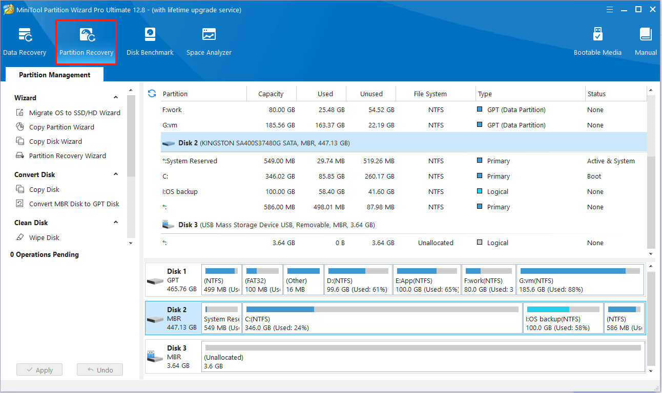 partition recovery