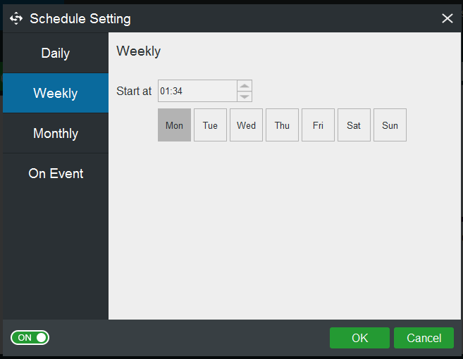 MiniTool ShadowMaker automatic backup