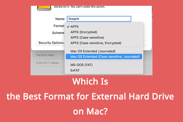 Which Is the Best Format for External Hard Drive on Mac?