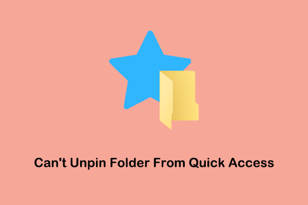 Can’t Unpin Folder From Quick Access? Get It Fixed Now!
