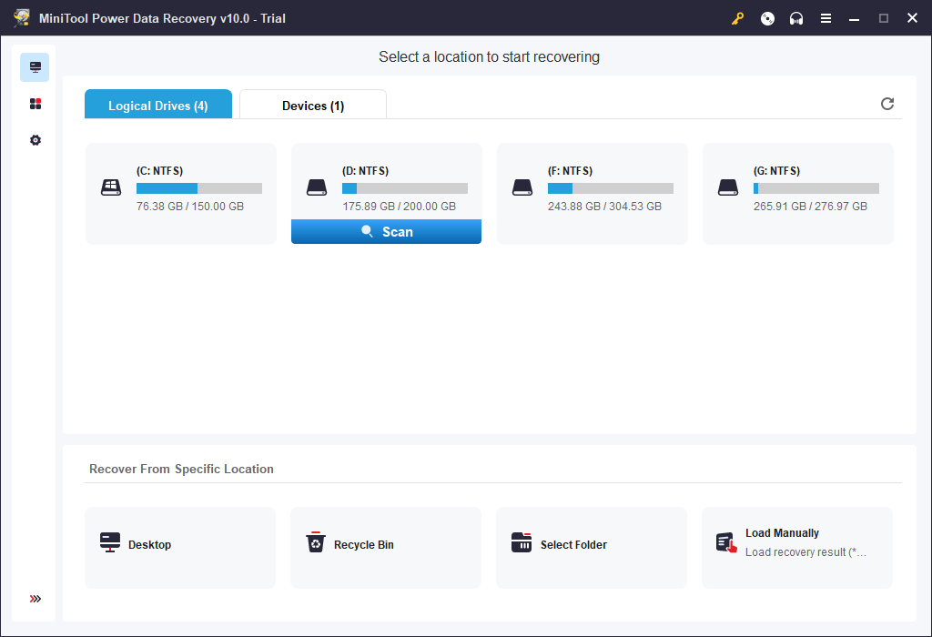 récupérer des données depuis un PC Windows 10