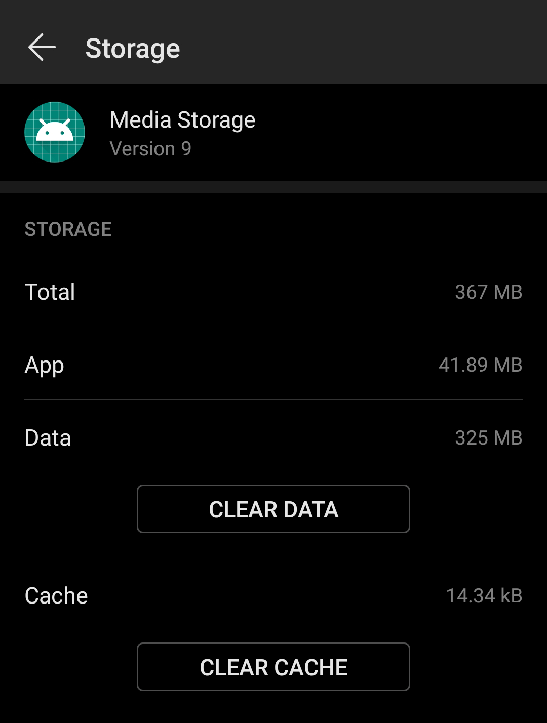 clear data and clear cache