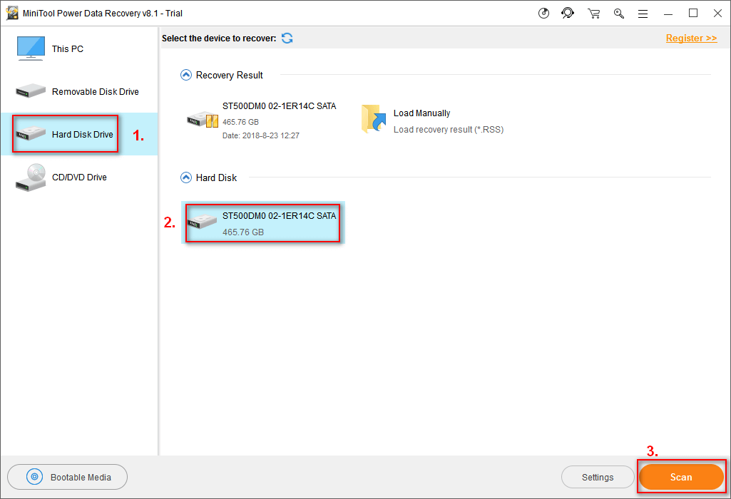 specify the partition or drive 