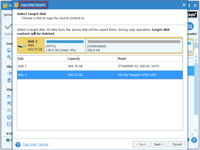 Copy Disk Wizard