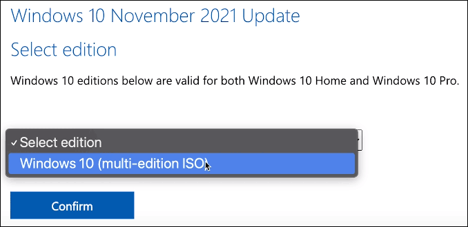 descargar el ISO de Windows 10 para Mac