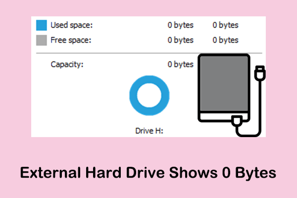 External Hard Drive Shows 0 Bytes | Solutions & Data Recovery