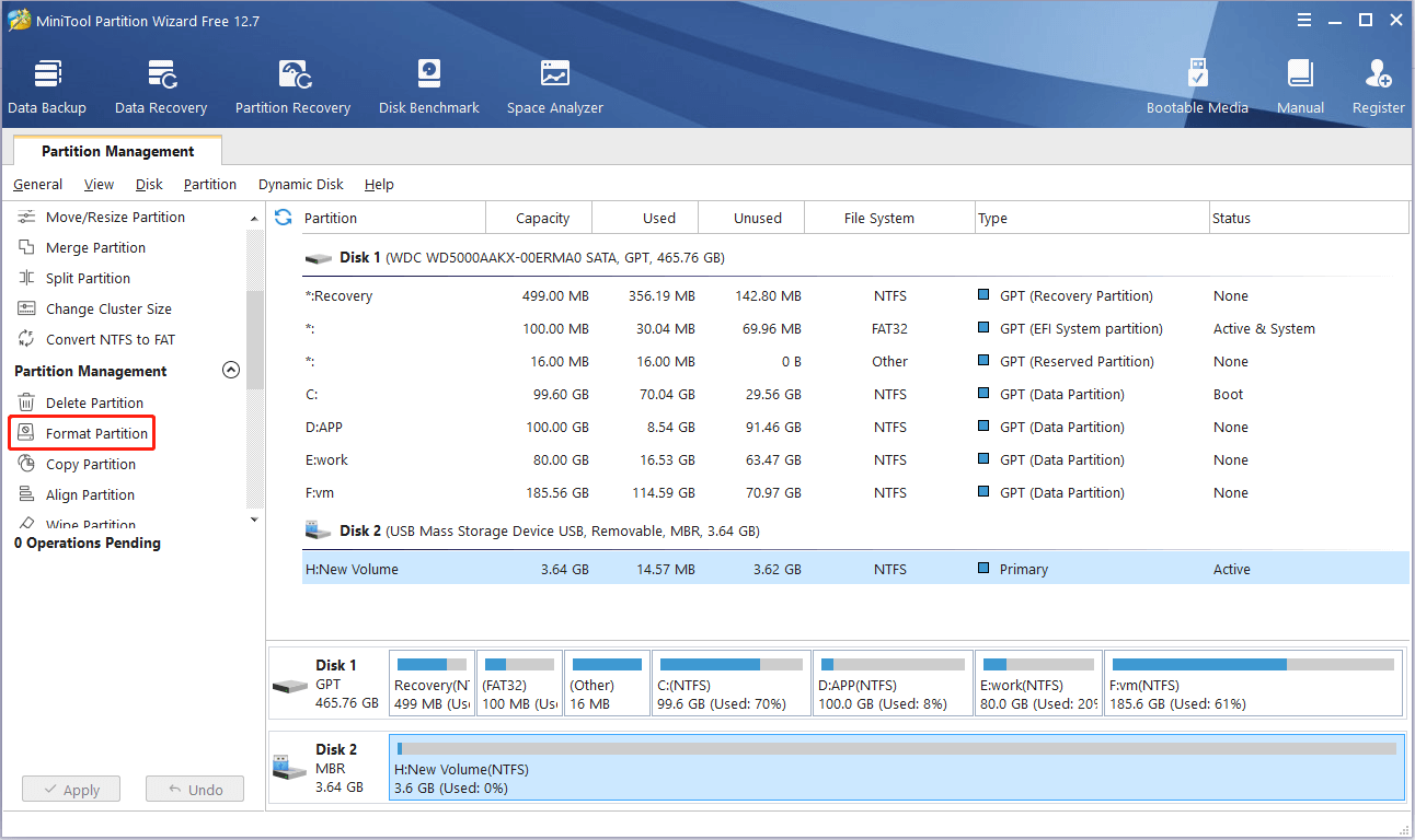 format partition