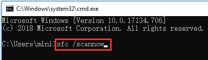 fix 0x0000007a error with sfc /scannow