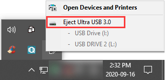 select Eject Ultra USB 3.0