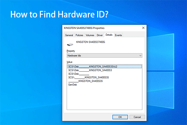 How to Find Hardware ID to Search for Device Drivers?