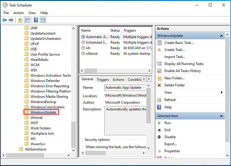 navigate to the WindowsUpdate folder