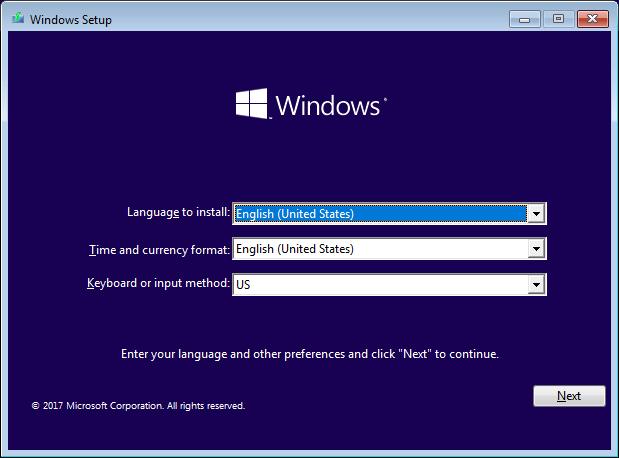 installer Windows