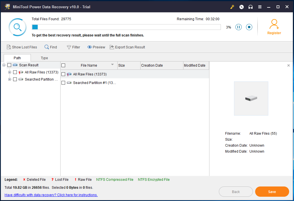 le processus de numérisation est en cours