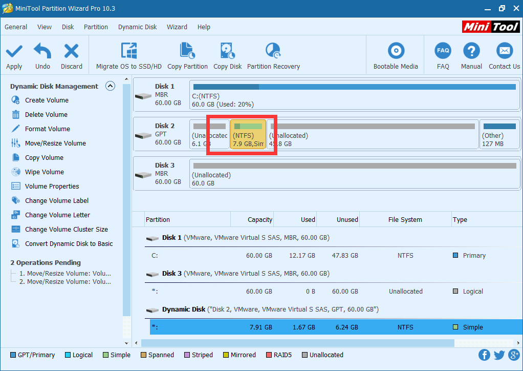 shrink dynamic volume 2