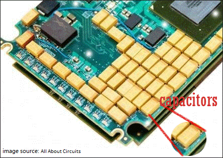 condensateurs sur le SSD