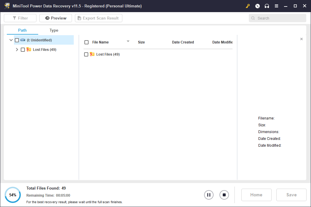 the software is scanning the CD/DVD drive