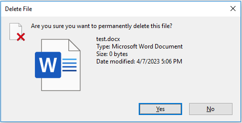 Shift delete files