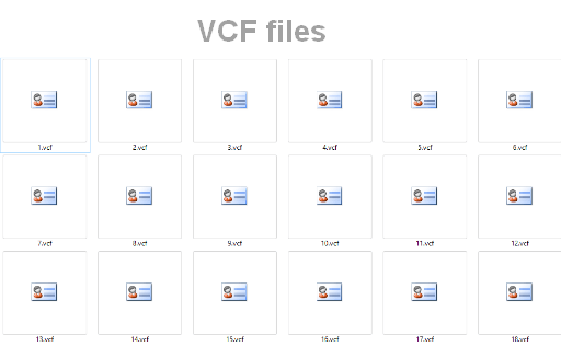 VCF files