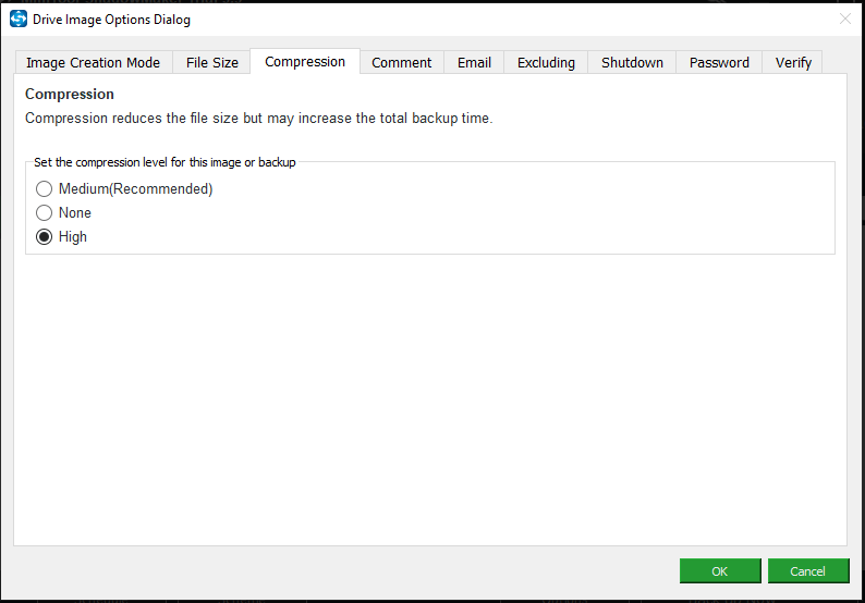 llocal or remote backup management