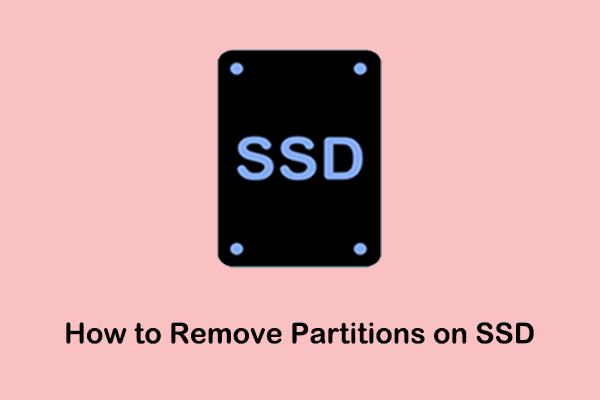 Top 3 Ways to Remove Partitions on SSD in Windows