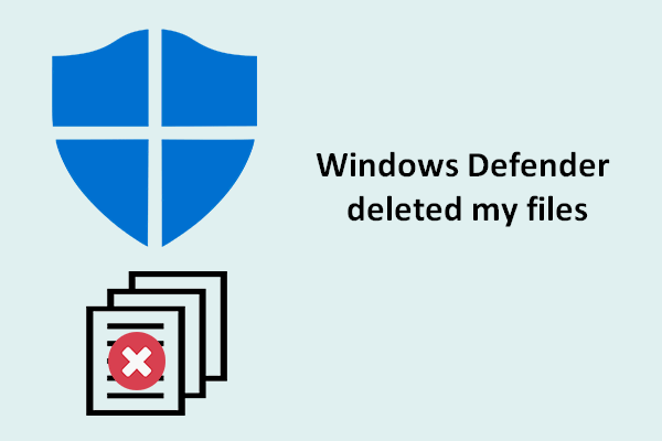 [SOLVED] Windows Defender Deleted Files, How To Get Back Easily