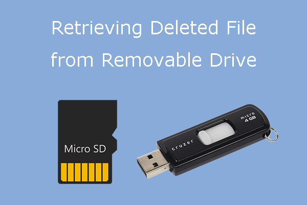 How to Retrieve Deleted Files From a Removable Drive