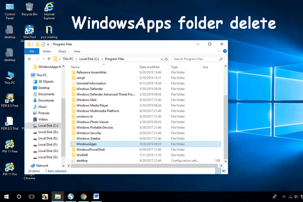 Comment supprimer le dossier WindowsApps et obtenir l’autorisation