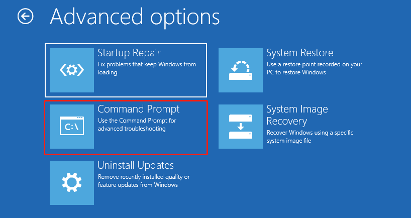 Select Command Prompt