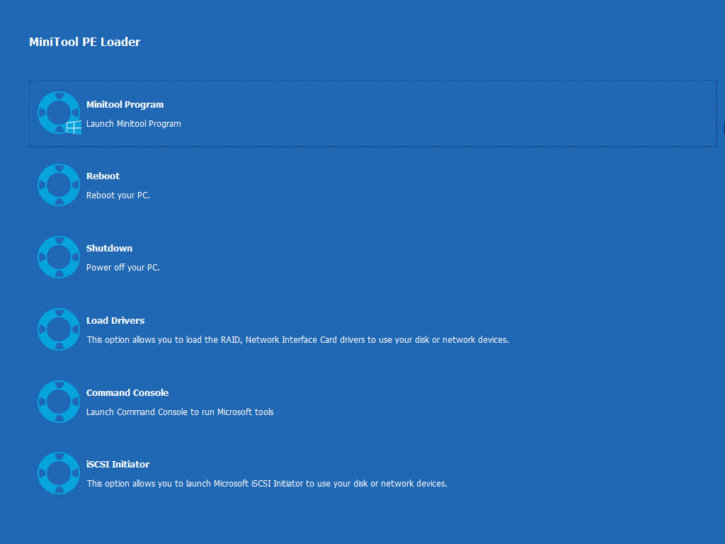 MiniTool PE Loader