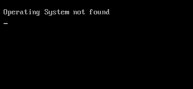 Operating system not found