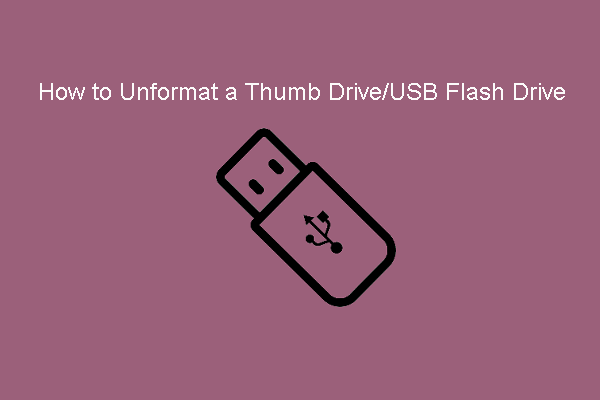 How to Unformat a Thumb Drive: Data Recovery and Protection