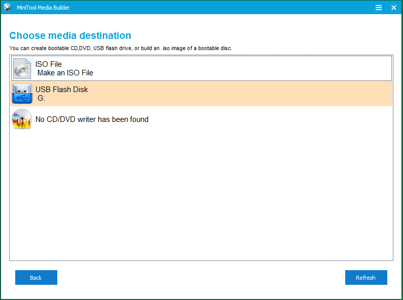 create bootable USB flash drive 