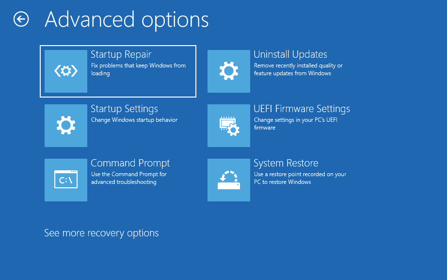 Windows 11 Startup Repair