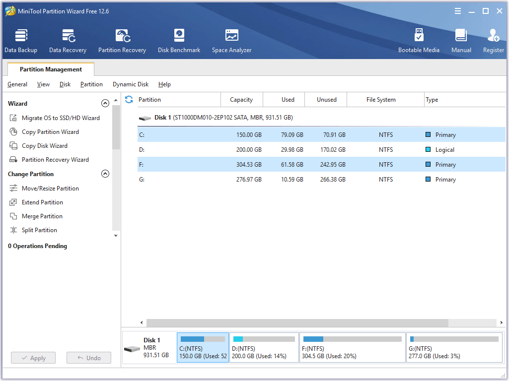 MiniTool Partition Wizard