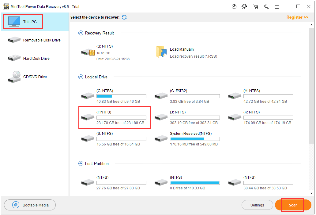 recover lost data from Windows 10