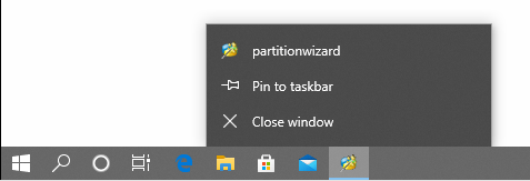 pin to taskbar