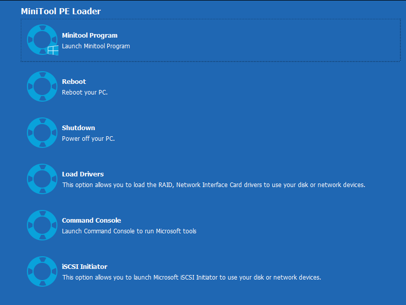 MiniTool PE Loader